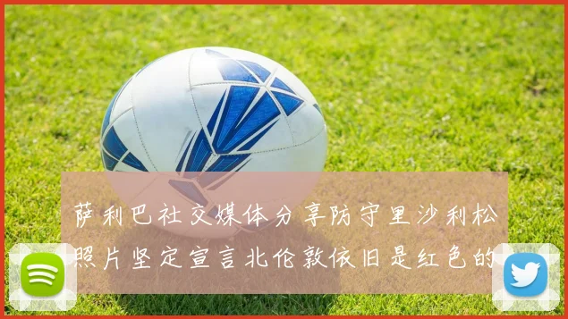 萨利巴社交媒体分享防守里沙利松照片坚定宣言北伦敦依旧是红色的